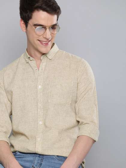 Slim Fit Checked Flannel Shirt